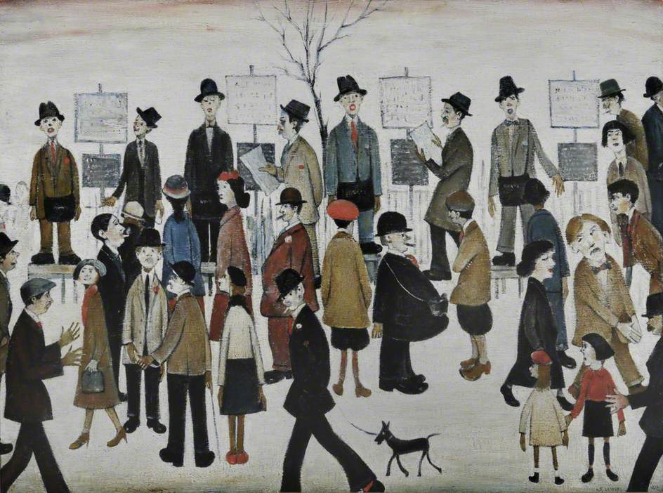 Northern Race Meeting (1950) – L. S. Lowry Tablo