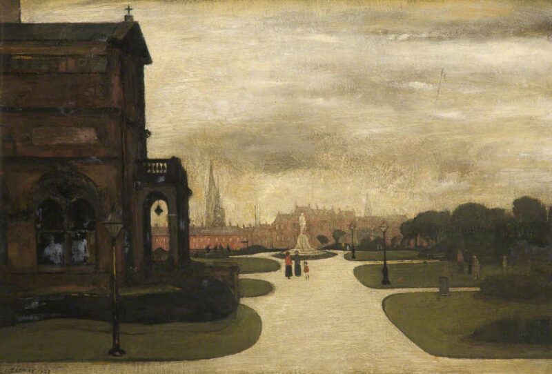 Peel Park, Salford (1927) - L. S. Lowry Tablo