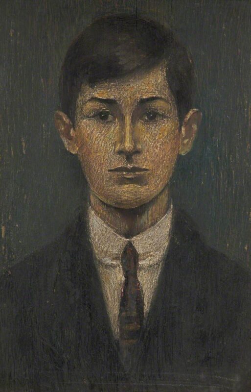 Portrait of a Boy (1914) - L. S. Lowry Tablo