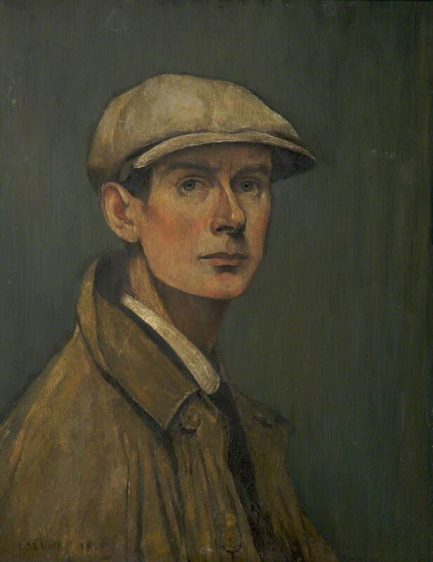 Self Portrait (1925) - L. S. Lowry Tablo