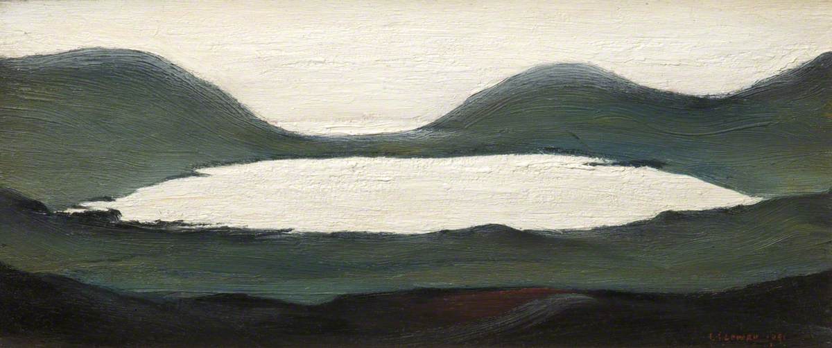 The Lake (1951) - L. S. Lowry Tablo