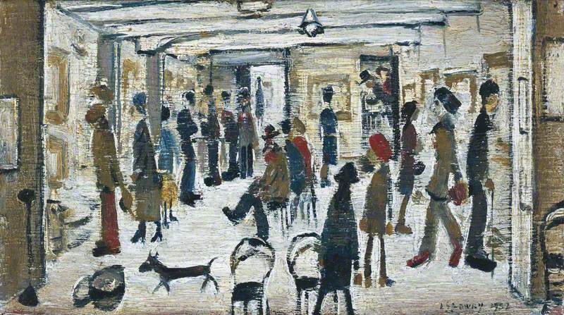 The Mid Day Studios (1952) - L. S. Lowry Tablo