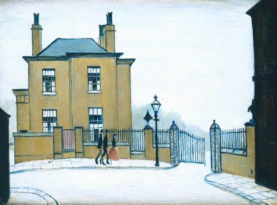The Old House, Grove Street, Salford (1948) - L. S. Lowry Tablo