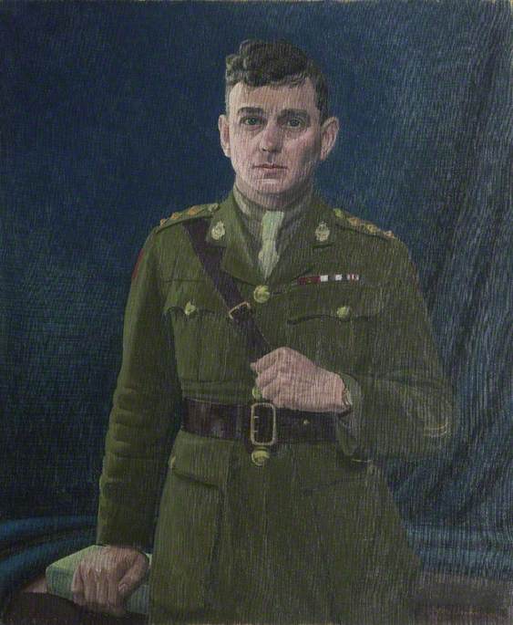 Captain George Burdon McKean (1888-1926), VC, MC, 14th Battalion Canadian Infantry (1919) - Leon Underwood Tablo