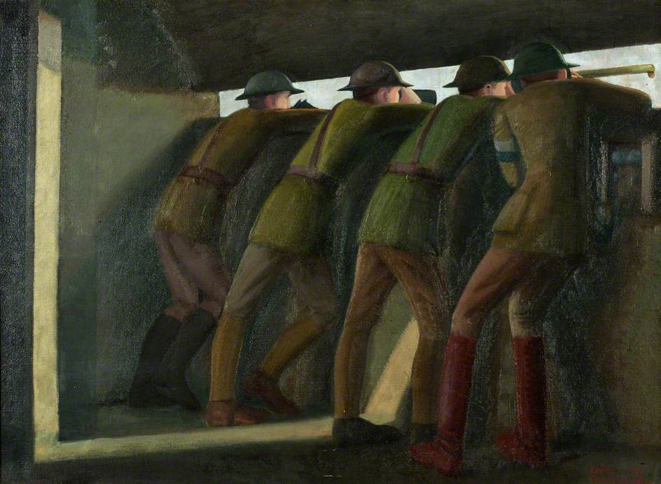 Concrete Observation Post, Mount Kemmel (1919) – Leon Underwood Tablo