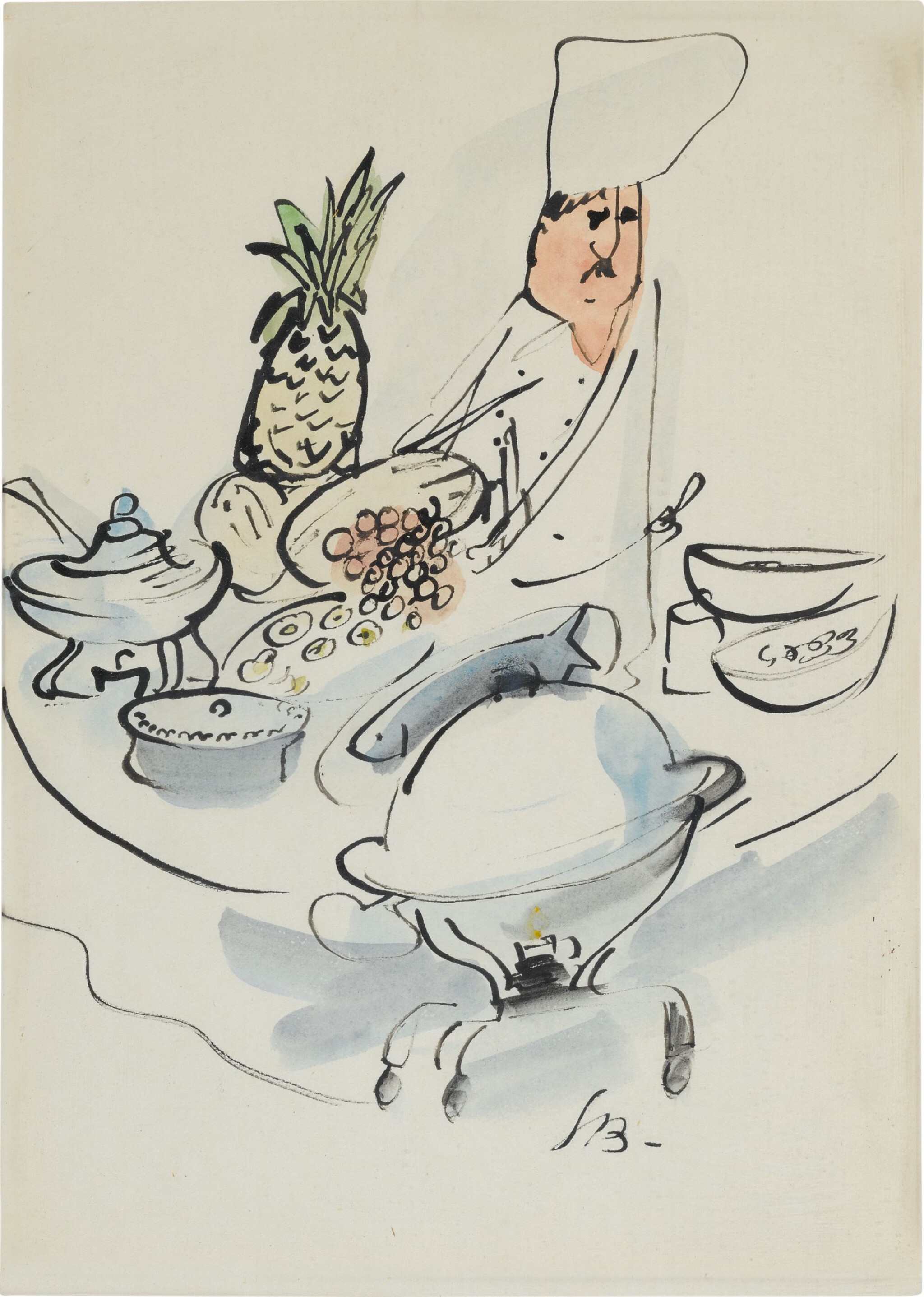 Chef - Ludwig Bemelmans Tablo