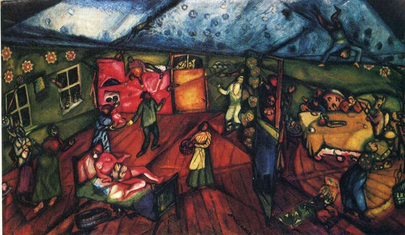Birth (1912) - Marc Chagall Tablo
