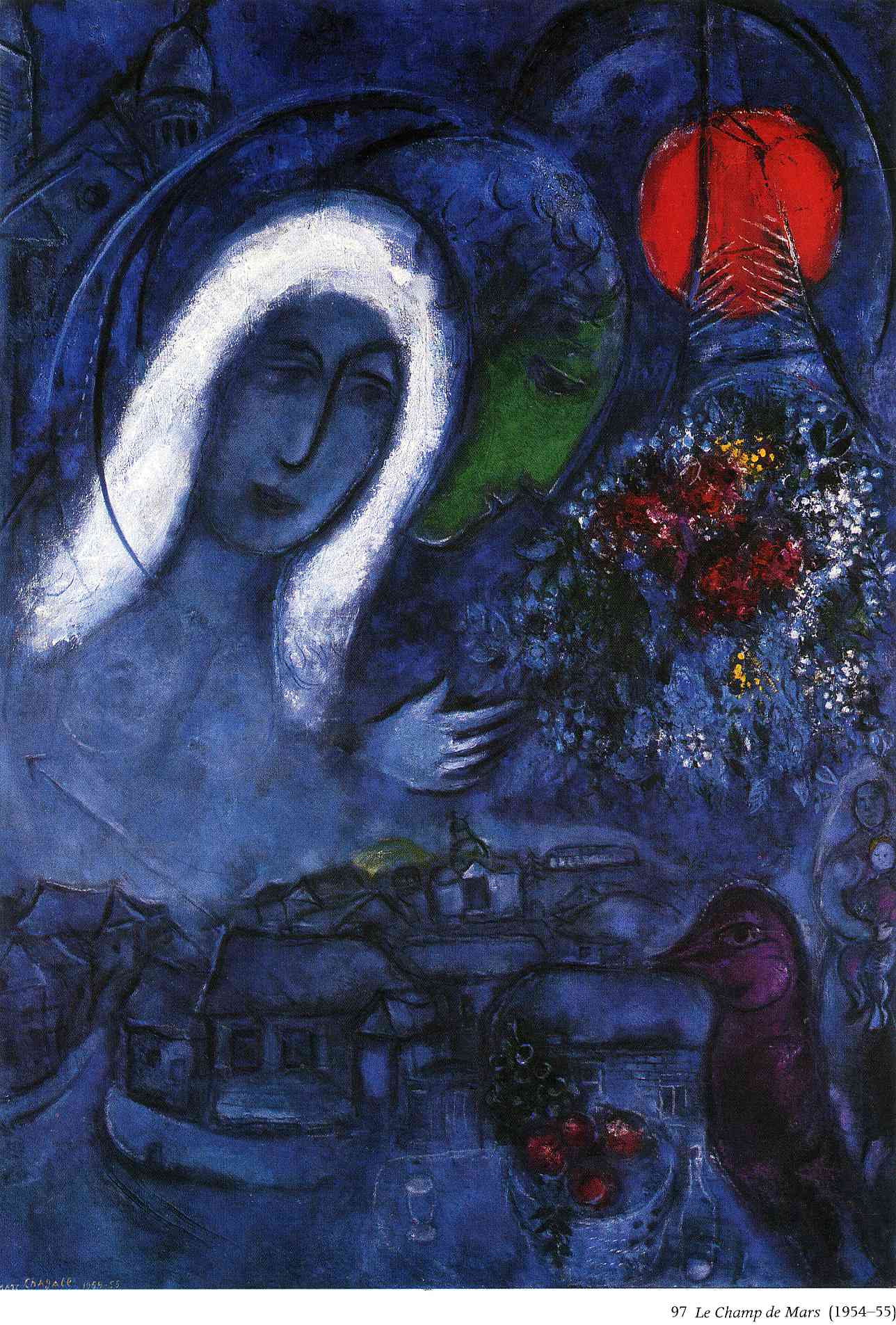 Field of Mars (1954) - Marc Chagall Tablo