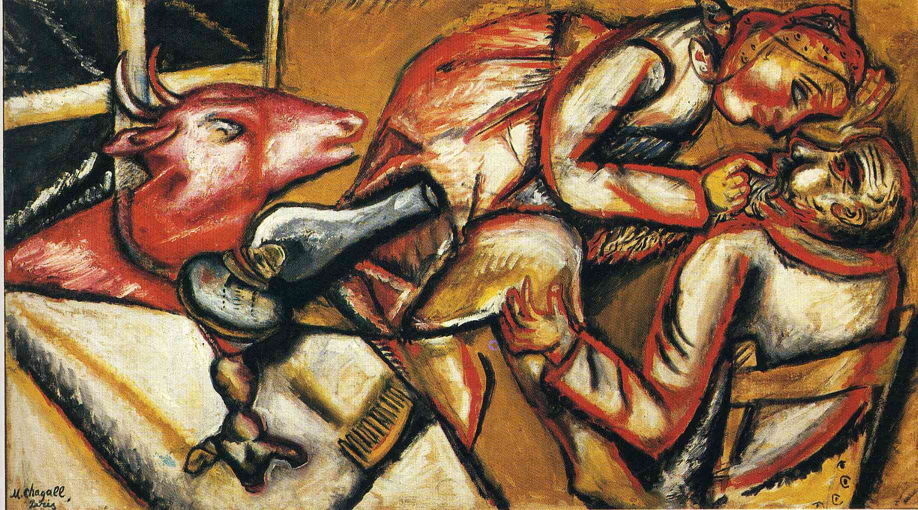 Interior II (1911) - Marc Chagall Tablo