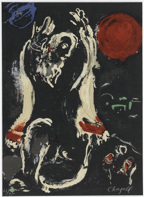 Isaiah (1956) - Marc Chagall Tablo