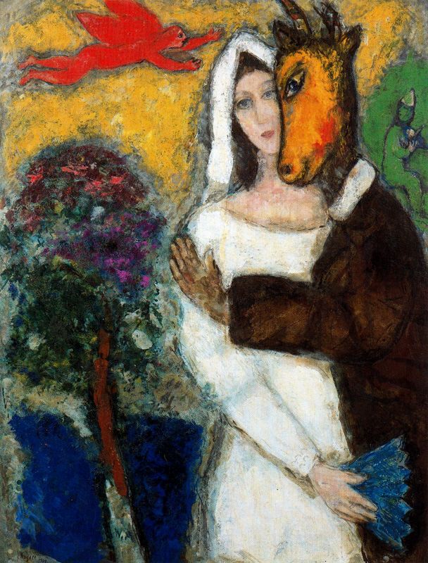 Midsummer Night's Dream (1939) - Marc Chagall Tablo