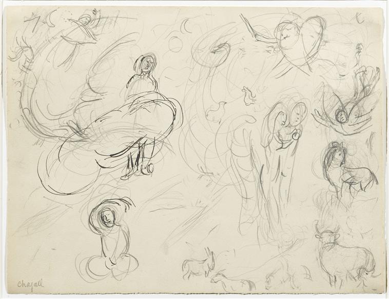Paradise (1951) – Marc Chagall Tablo