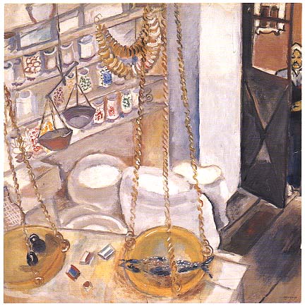 Shop (1914) – Marc Chagall Tablo