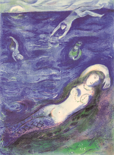 So I came forth of the Sea... (1948) - Marc Chagall Tablo