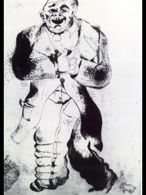 Sobakevitch (1923) - Marc Chagall Tablo