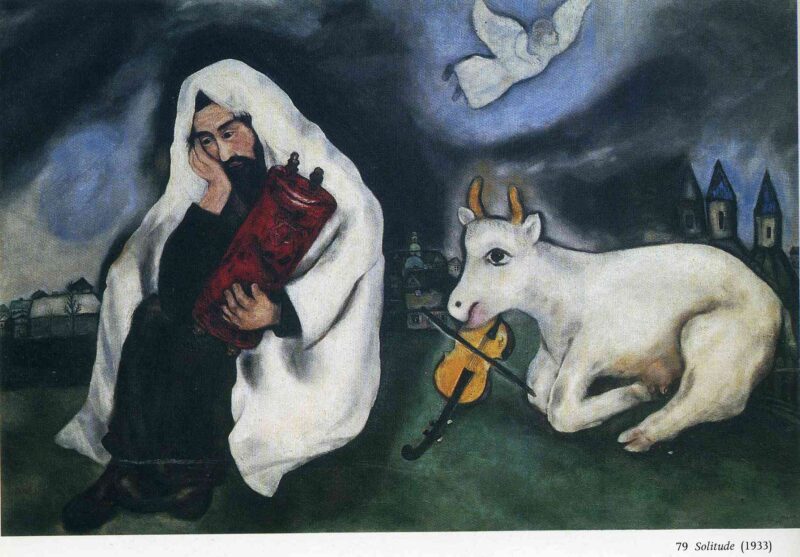 Solitude (1933) - Marc Chagall Tablo