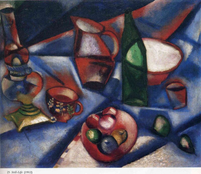Still life (1912) - Marc Chagall Tablo