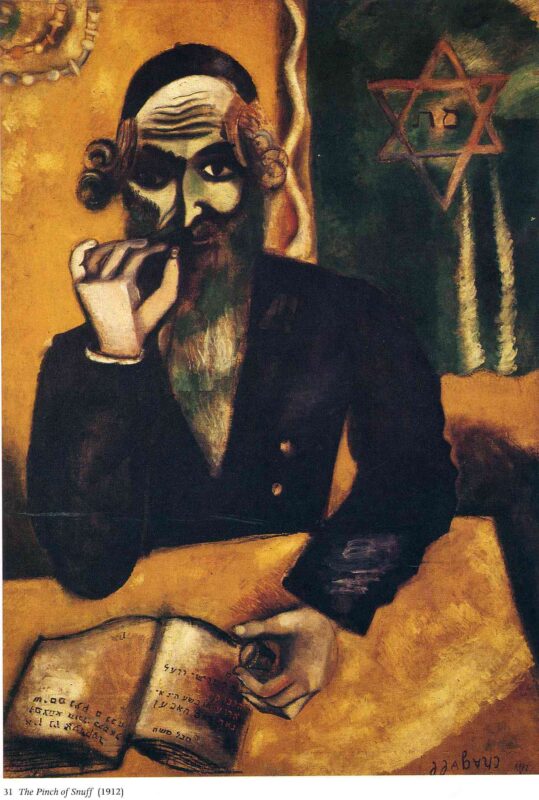 The Pinch of Snuff (1912) – Marc Chagall Tablo