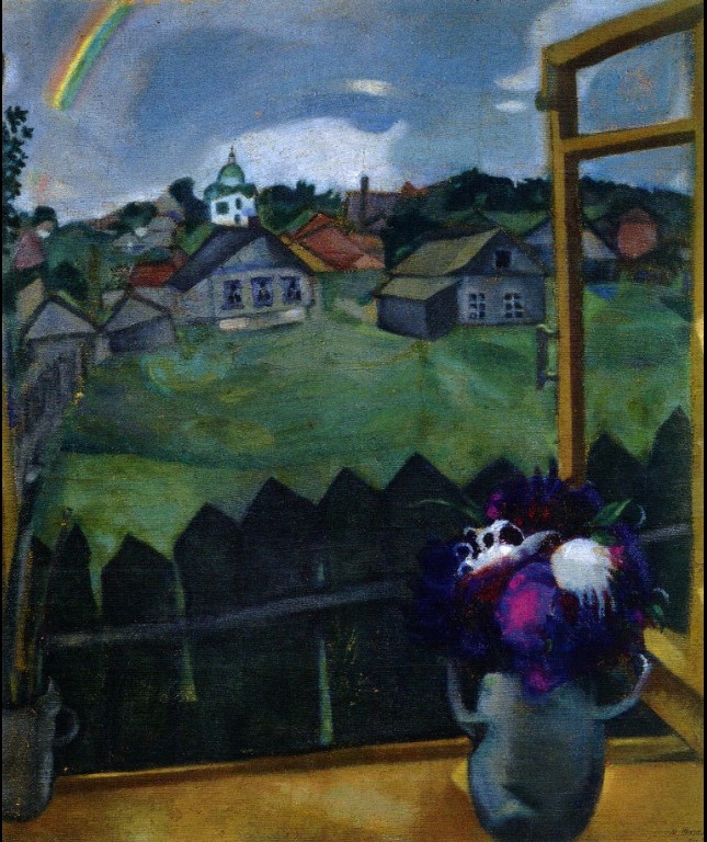 Window Vitebsk (1908) – Marc Chagall Tablo