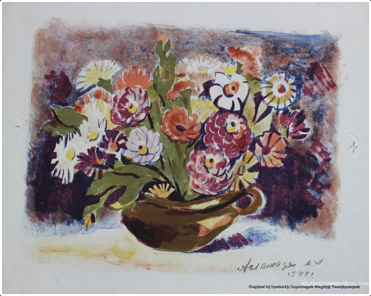 Autumn flowers (1946) - Mariam Aslamazian Tablo