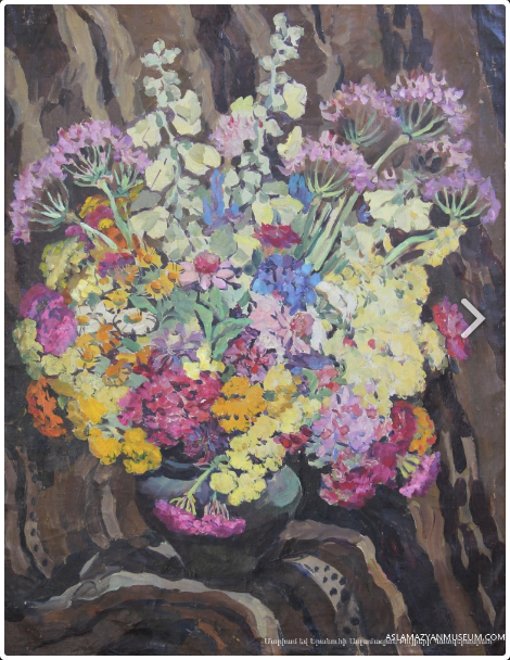 Mountain flowers (1951) – Mariam Aslamazian Tablo