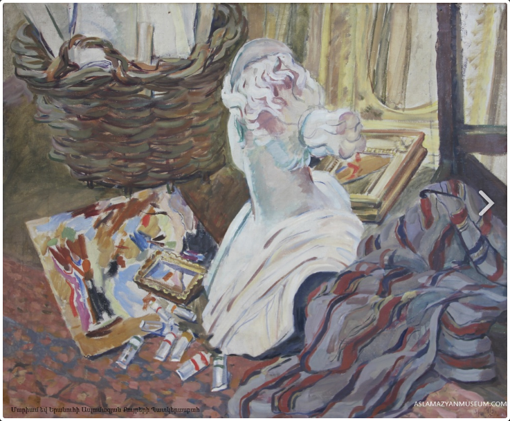 My studio in Leningrad (1940) - Mariam Aslamazian Tablo