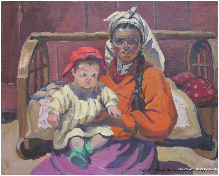 The jealous mother (1947) – Mariam Aslamazian Tablo