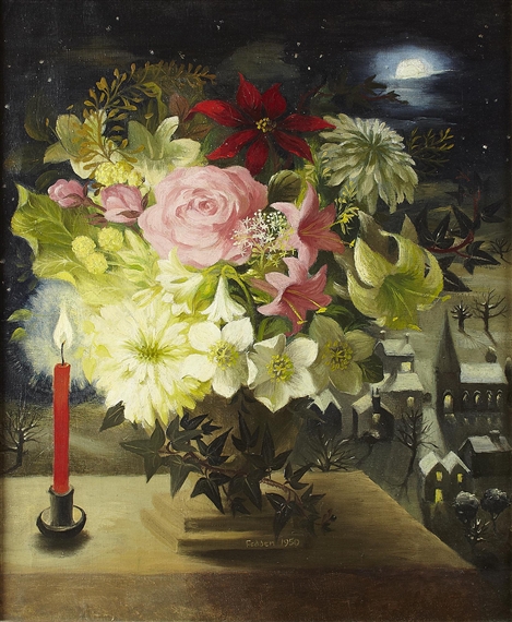 Winter Still Life with Candle (1950) – Mary Fedden Tablo