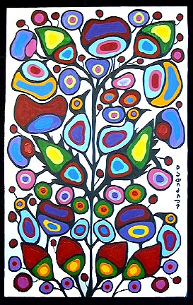 Tree Of Life - Norval Morrisseau Tablo