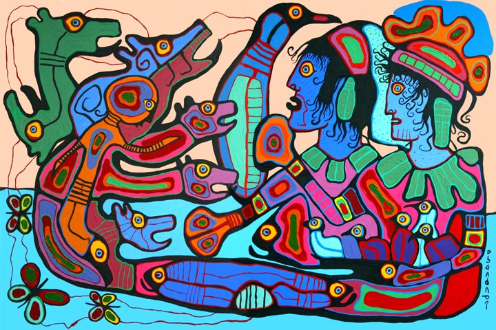 We Conjure Our Own Spirit - Norval Morrisseau Tablo