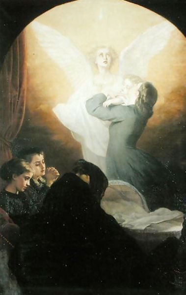 Mother’s Last Kiss (1865) - Alexandre Antigna Tablo