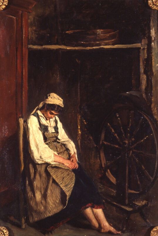 The sleeping spinner - Alexandre Antigna Tablo