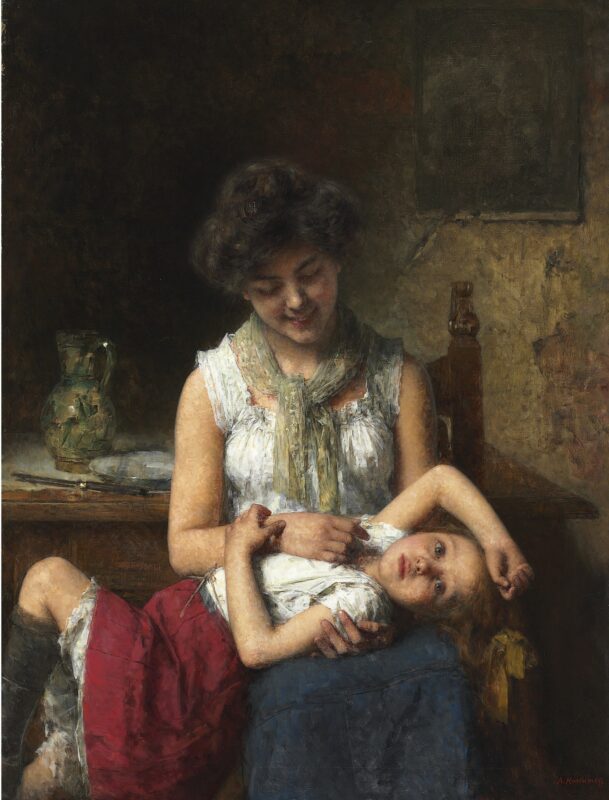 Moody Girl (1900) - Alexei Harlamoff Tablo