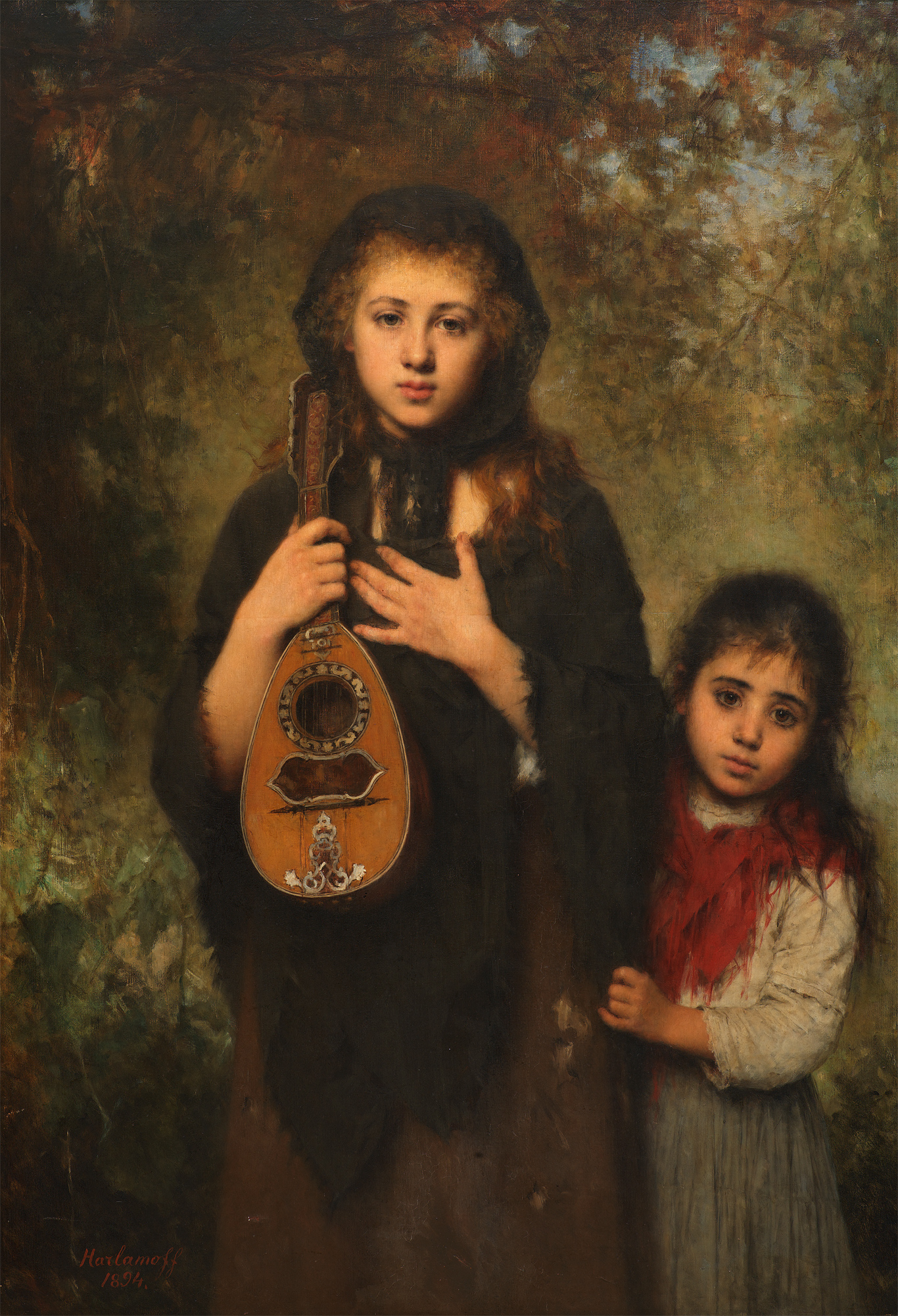 Two Girls (1894) - Alexei Harlamoff Tablo