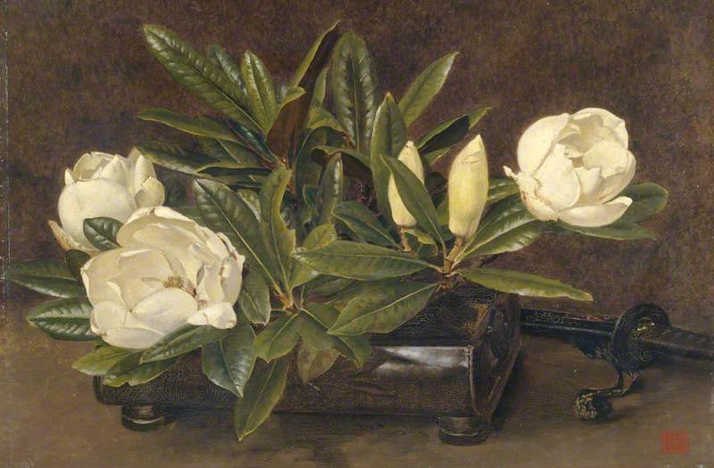 Magnolias (1900) - Alfred Parsons Tablo