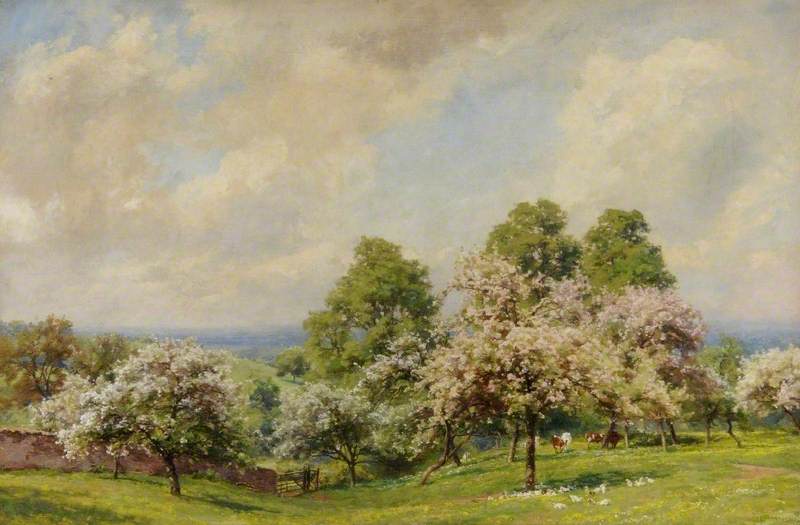 Spring Sunshine - Alfred Parsons Tablo