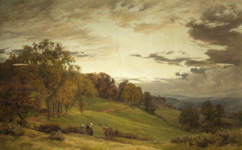 The Manor Park (1900) - Alfred Parsons Tablo