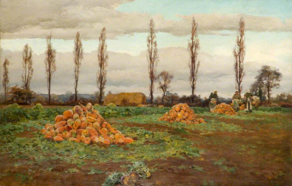 The Swede Harvest - Alfred Parsons Tablo