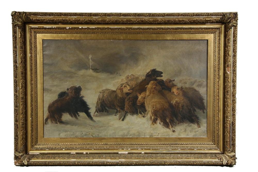 Souvenir of Auvergne (1873) - August Friedrich Schenck Tablo