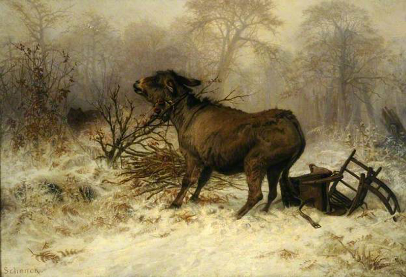 Óleo Sobre Lienzo - August Friedrich Schenck Tablo