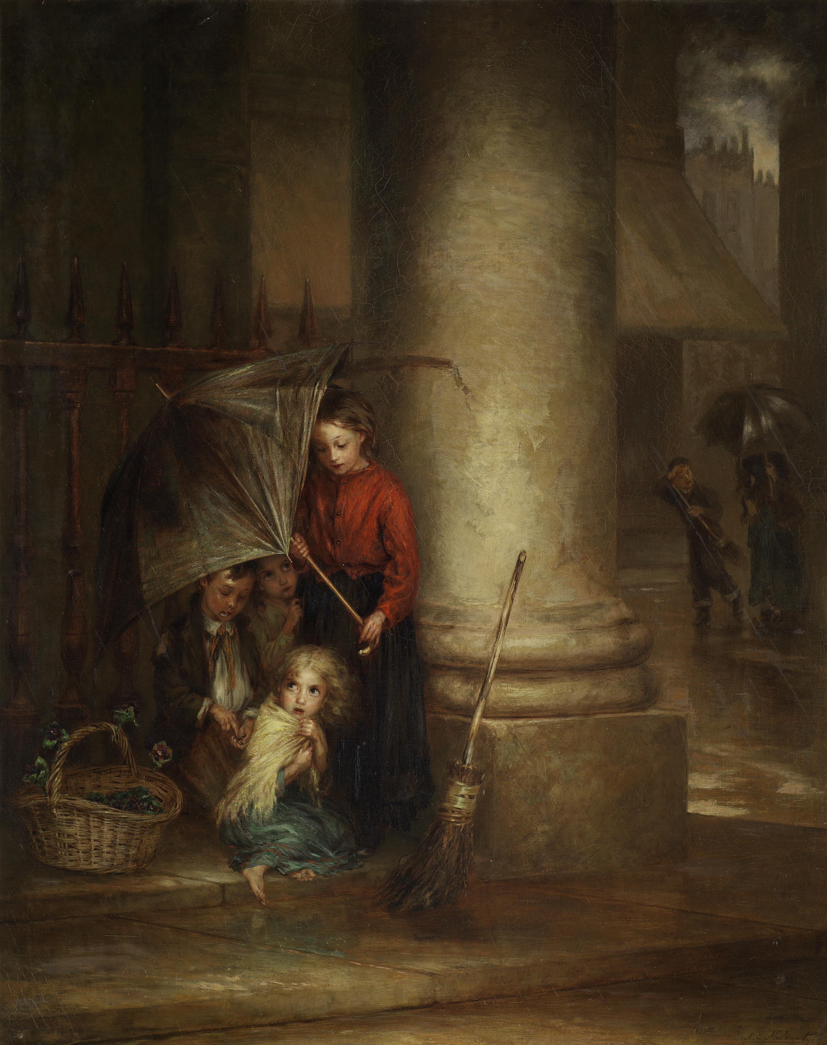 A Passing Cloud (1877) - Augustus Edwin Mulready Tablo