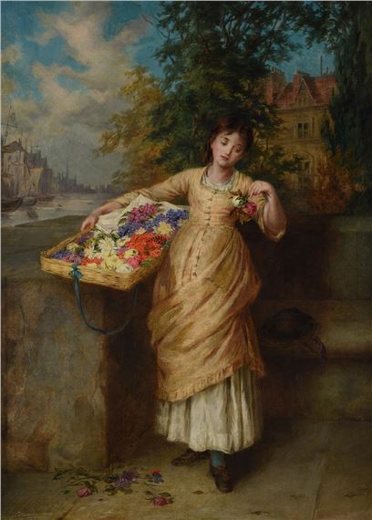 Fading Flowers (1882) - Augustus Edwin Mulready Tablo