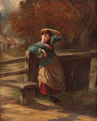 Keeping An Appointment - Augustus Edwin Mulready Tablo