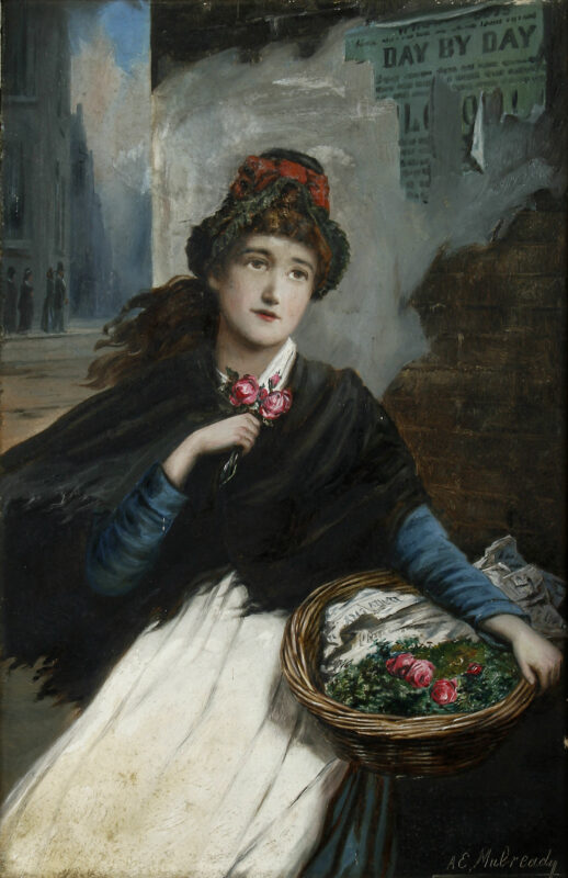 Selling out (1894) - Augustus Edwin Mulready Tablo