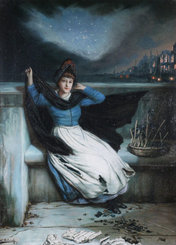 The Close of Day Selling out – Augustus Edwin Mulready Tablo