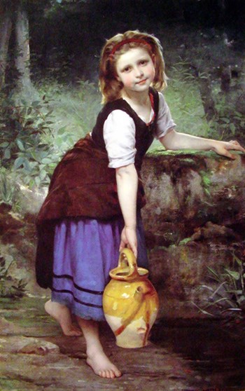 At the spring (1873) - Charles Victor Thirion Tablo