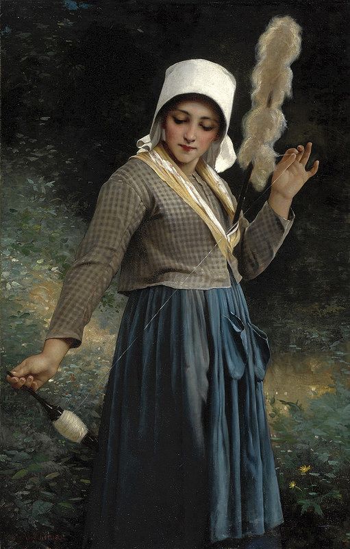 Peasant woman from the Creuse (1874) – Charles Victor Thirion Tablo