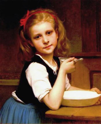 The Soup (1873) - Charles Victor Thirion Tablo