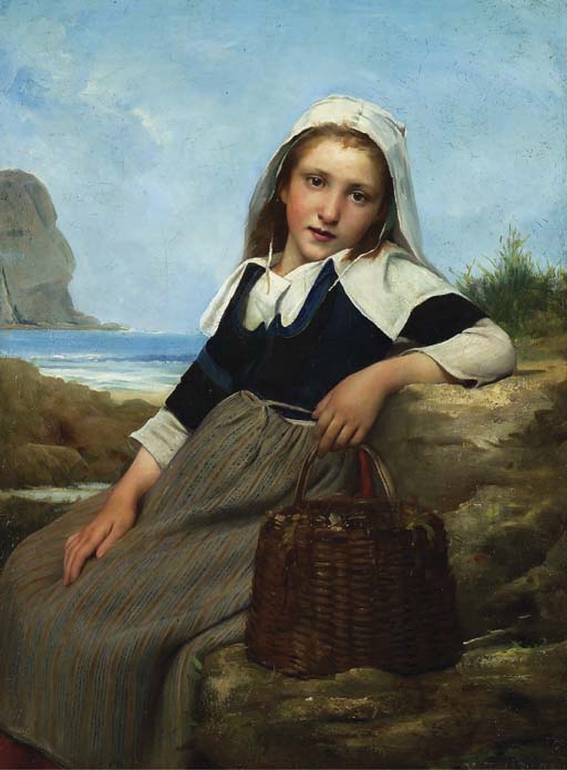 The return from the fishing (1877) - Charles Victor Thirion Tablo