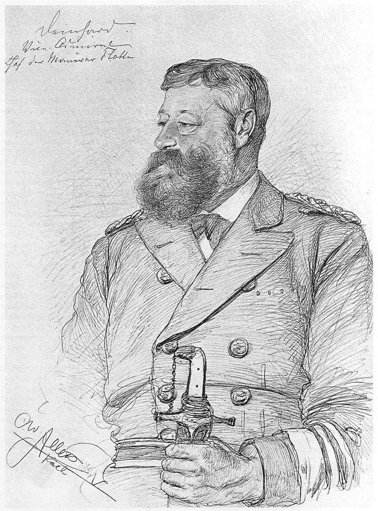 Portrait of Carl August Deinhard (1891) – Christian Wilhelm Allers Tablo